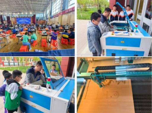 雷宇為本次活動提供了LaserMaker建模軟件與激光切割機支持。